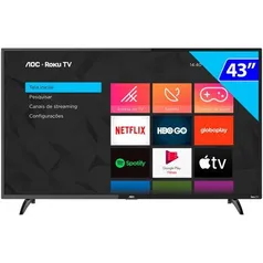 Smart Tv AOC Led 43 Wifi Full Hd Usb Hdmi 43S5195