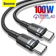 [NOVOS USUÁRIOS] Cabo USB tipo C Baseus | R$8