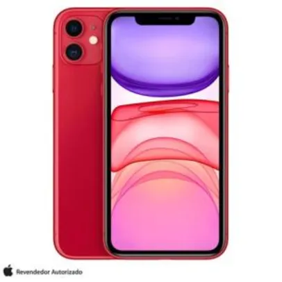 iPhone 11 Vermelho 64GB | R$ 3.985