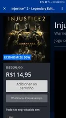 PS4 Injustice 2 Legendary Edition - R$114