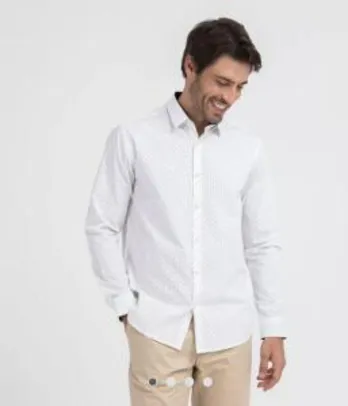 Camisa Manga Longa Comfort Estampada | R$20