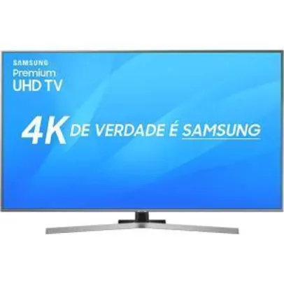 Smart TV LED 50” Samsung 4K/Ultra HD 50NU7400 3 HDMI 2 USB - R$ 2375