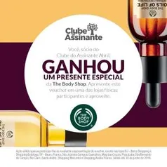 [Body Shop] Presente da Body Shop!