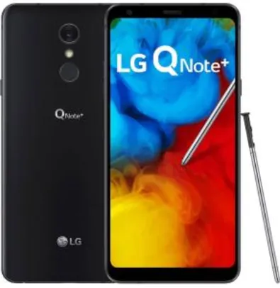 LG QNote+ 64GB 4GB RAM Dual Chip Android 8.1.0 (oreo) Tela 6.2" Full HD+ (18:9) Octa Core 1.5 Ghz 4G Câmera 16MP