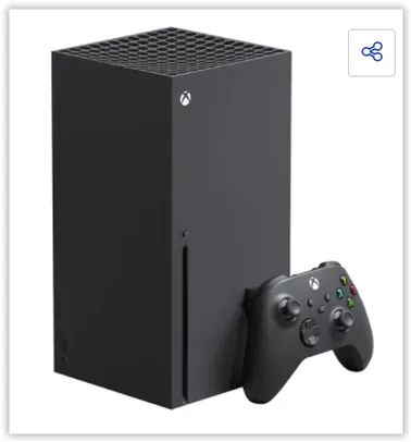 Console Xbox Series X 1TB + Controle Sem Fio - Preto | R$ 4600