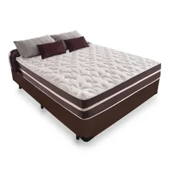 Cama Box Casal + Colchão De Molas - Anjos - Classic Superlastic 138cm