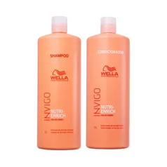 Kit Wella Pro Invigo Enrich Shampoo 1L + Condicionador 1L