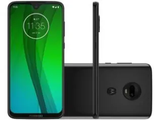 Smartphone Motorola G7 64GB Ônix 4G - 4GB RAM Tela 6,24” Câm. Dupla + Câm. Selfie 8MP por R$ 943