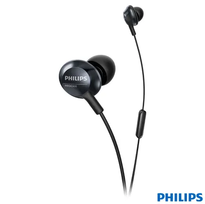 Fone de Ouvido Philips Performance de Alta Definição Intra-Auricular Preto - PRO6305BK/00 | R$87