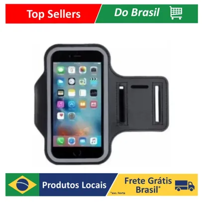 (moedas/BR) Capa De Braço Suporte Braçadeira Para Celular Resistente a água, Corrida, Academia