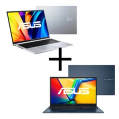 Notebook ASUS VivoBook 16 X1605ZA-MB445W Transparent Silver + Notebook ASUS Vivobook 15 X1504ZA-NJ983 Quiet Blue