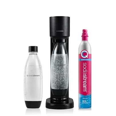 Máquina de Água com Gás Gaia Preta Sodastream