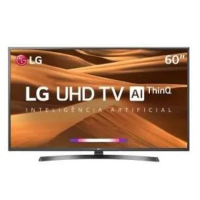 Smart TV 4K LED 60” LG 60UM7270 ThinQ + Smart Magic | R$2.421