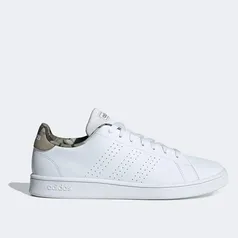 Tênis Adidas Advantage Base "White & Military Green" (Tam 43 e 44)