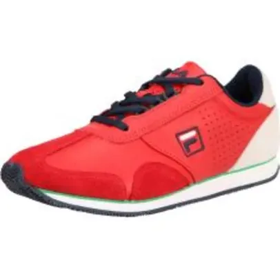 Tênis Vintage Fila Masculino Vermelho / Azul Marinho 