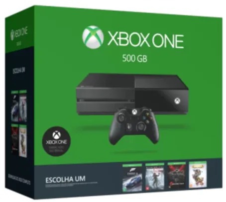 Console Xbox One 500Gb - R$1.169