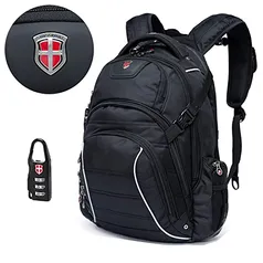 Mochila Executiva Swissport Masculina Antifurto USB Notebook Reforçada Grande Moderna Trabalho Impermeável