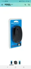 Mouse Multilaser Sem Fio 2.4 Ghz 1200 DPI Usb Preto