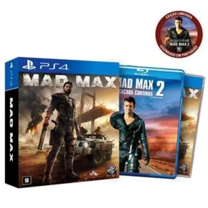 [Ponto Frio] Mad Max + Blue ray PS4