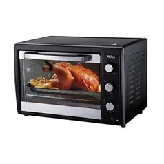 Forno Elétrico, Philco 56101062, Preto, Philco, 56101062, Preto | R$199