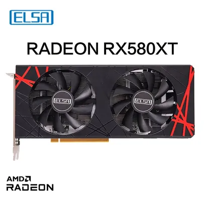 [Taxa inclusa] [MOEDAS] Placa de video ELSA AMD Radeon RX 580XT 8GB GDDR5 2048SP