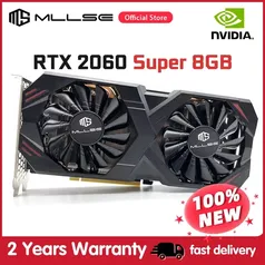 Placa de Vídeo RTX2060 Super 8GB Graphics Card GDDR6 256Bit PCI Express 3.0x16 1470MH