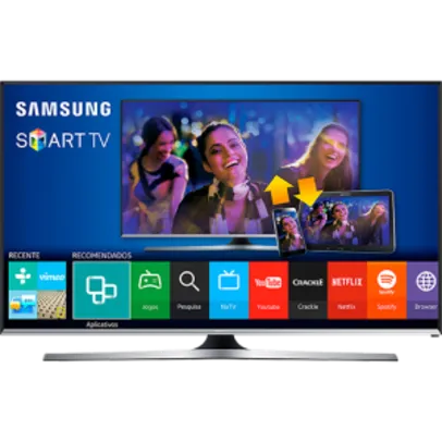(Americanas) Smart TV LED 48" Samsung UN48J5500AGXZD Full HD com Conversor Digital 3 HDMI 2 USB Wi-Fi 120Hz CMR  R$ 2.759,99