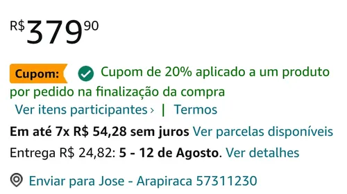 Imagen na descrição da promoção