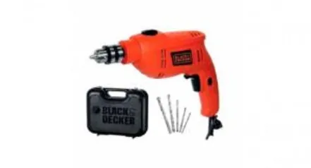 Furadeira de Impacto 3/8 550W Black & Decker - 220V - Com Maleta e 5 Brocas