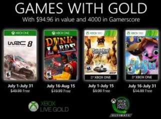 [Xbox Live] Games with Gold - Julho 2020