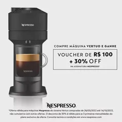 Cafeteira Nespresso Vertuo Next Preto Fosco - 110V