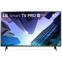 Smart TV LG 43" Full HD Bluetooth, Wi-Fi, Active HDR, ThinQ AI - 43LM631C0SB.BWZ