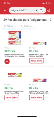 [APP] Creme Dental Colgate Total 12 Clean Mint 140g