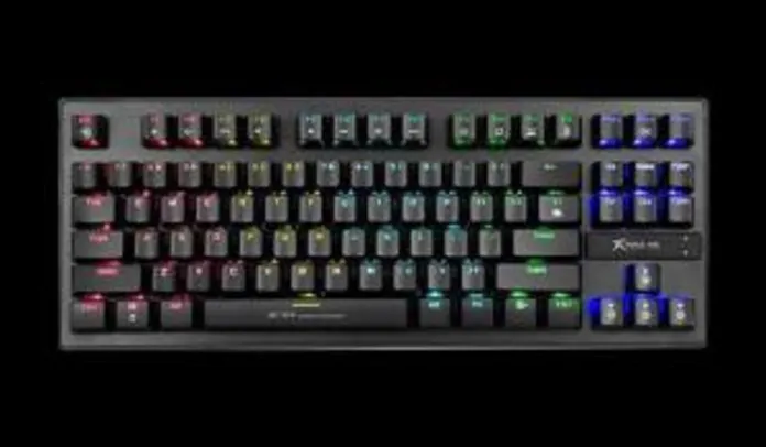 Teclado Mecânico Gamer RGB Xtrike Me GK-914 Rainbow, Switch Blue