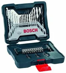 Jogo de Brocas e Bits X-line 33 Peças Bosch com Maleta