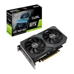 Placa de Video Asus GeForce rtx 3060 oc 12GB GDDR6 Dual 192-bit, DUAL-RTX3060-O12G-V2