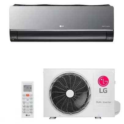 Ar Condicionado LG ARTCOOL 18000 BTUs Split Inverter Quente Frio S4NW18KLRXB - 220V