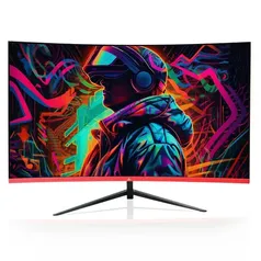 Monitor Concórdia Gamer Curvo 27'', 100hz, Led Full, Hd, HDMI Vga - Cz270f