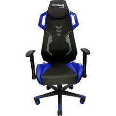 R$ 809,10 Cadeira Gamer MX10 Giratoria Preto/Azul - Mymax