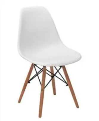 Cadeira Charles Eames Eiffel Dkr Wood - Design Branco | R$60