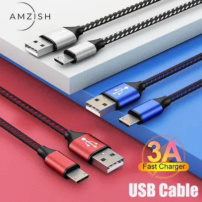 (Novos usuários) CABO MICRO USB 2 METROS R$0.06