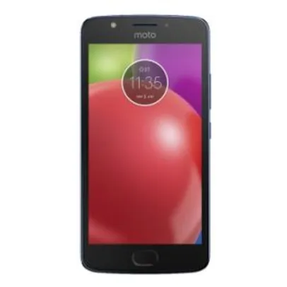 Smartphone Motorola Moto E4 Azul Safira 5" Android™ 7.1.1 Nougat, Câm 8Mp, 16Gb - R$527