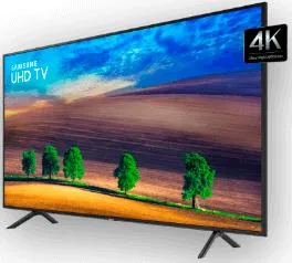 Smart TV LED 65" Samsung Ultra HD 4k UN65NU7100GXZD HDMI 2 USB Wi-Fi Solução Inteligente de Cabos HDR Premium Smart Tizen - R$3696