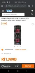 JBL PARTY XPERT 1099 em 12x (sem juros)