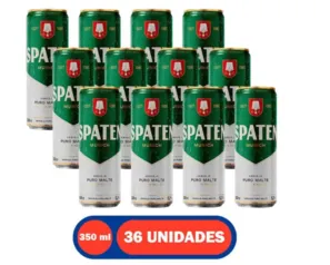 Cerveja Lata Sleek 350 ml 36 Unidades Spaten