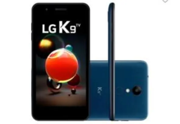 Smartphone LG K9, 16GB, 8MP, Tela 5´, TV Digital, Azul/Indigo - X210 TV - R$440