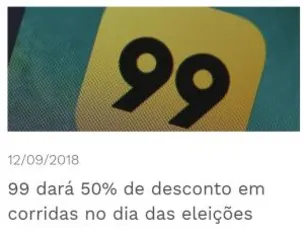 50% no dia das eleições.