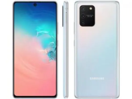[APP + Clube da Lu] Smartphone Samsung Galaxy S10 Lite 128GB Branco - Octa-Core 6GB RAM Tela 6,7” Câm.Tripla Selfie 32MP