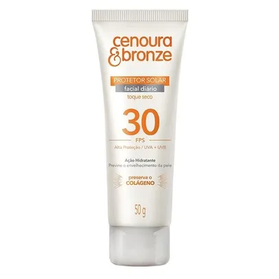 Cenoura&bronze Protetor Solar Facial F30 50g Nv**