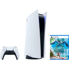 Console Playstation 5 - PS5 + Controle Dualsense Playstation 5 + Game Horizon Forbidden West - PS5